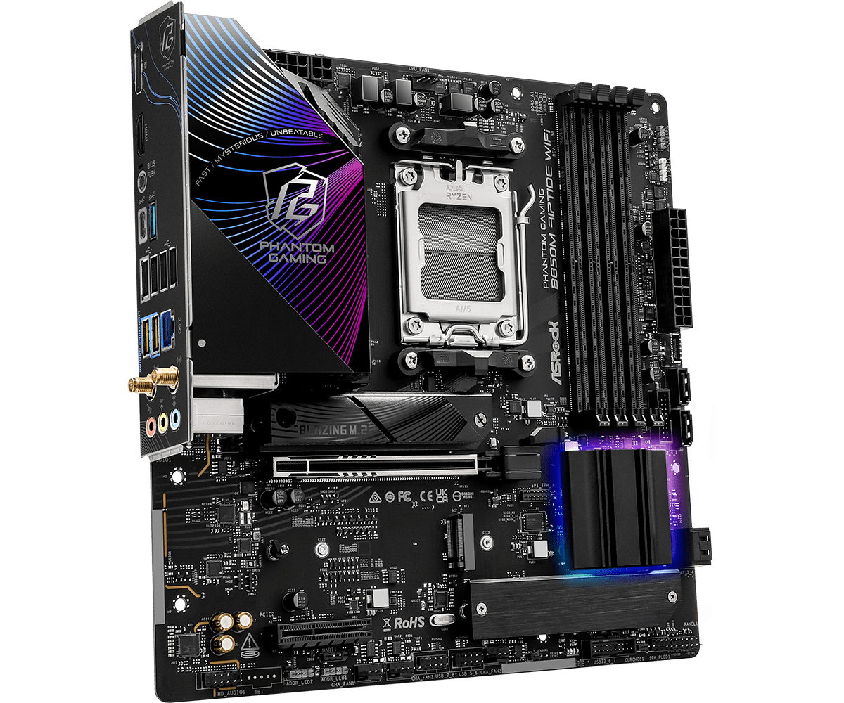ASROCK B850M Riptide WiFi New  - X870E Atx Motherboard 评论和价格